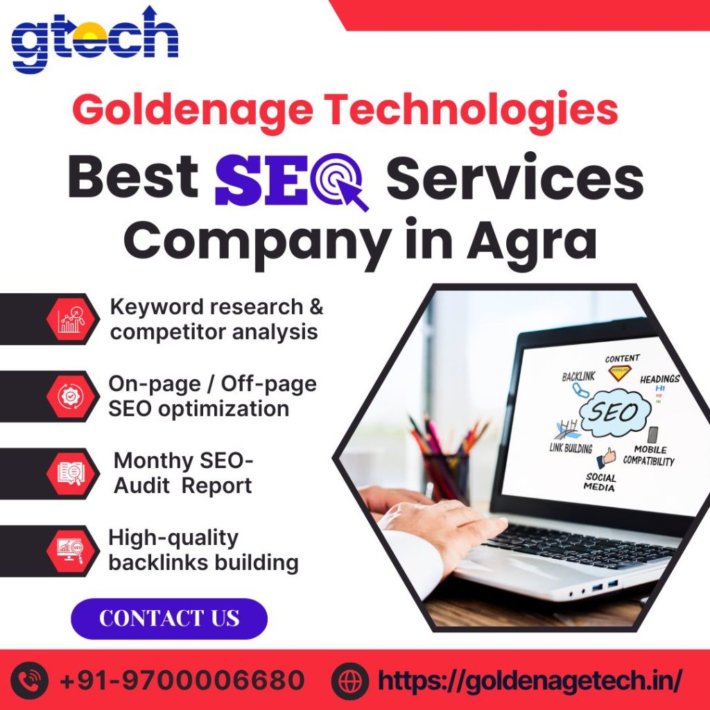 best seo company in agra goldenage technologies