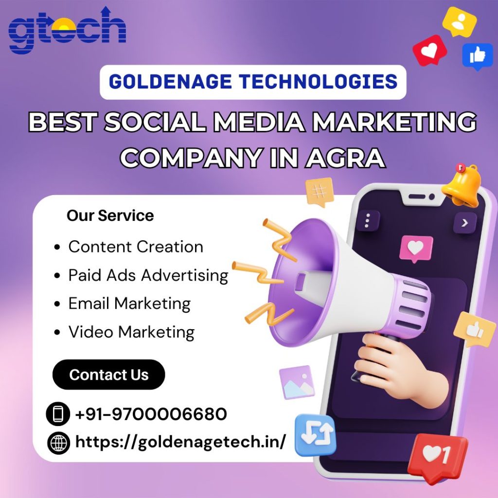 best social media marketing company in agra goldenage technologies